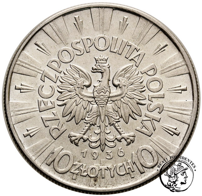 10 złotych 1936 Piłsudski st.2