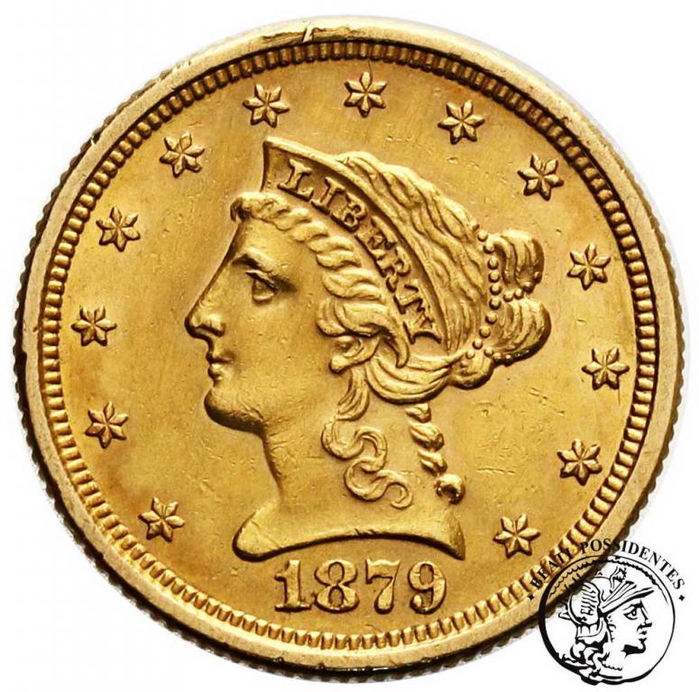 USA 2 1/2 $ dolara 1879 Philadelphia st. 1-/2