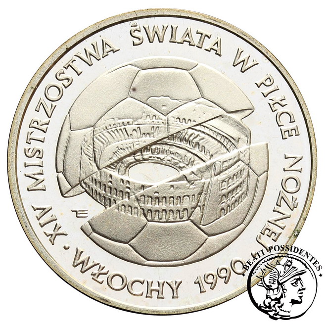 PRL 500 zł 1988 MŚ Włochy 1990 st. L