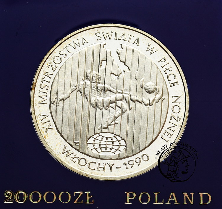 PRL 20 000 zł 1989 MŚ w PN Włochy st. L-