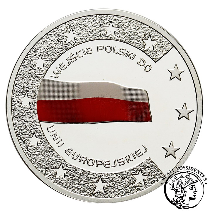 Medal Wejście Polski do Uni Europejskiej st.L/ L-
