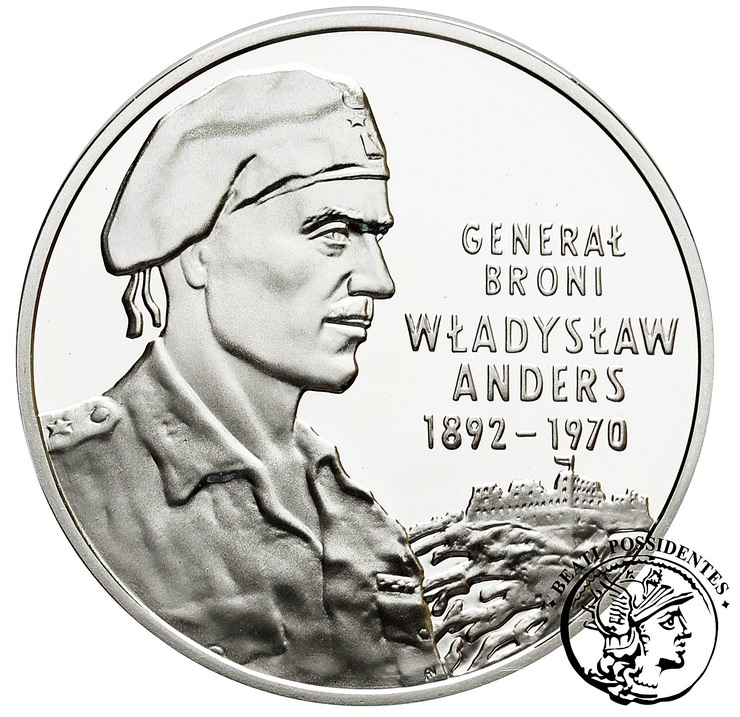 III RP 10 zł 2002 Władysław Anders st. L