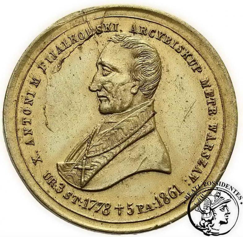 Polska medal 1861 Warszawa bkp Fijałkowski st. 2