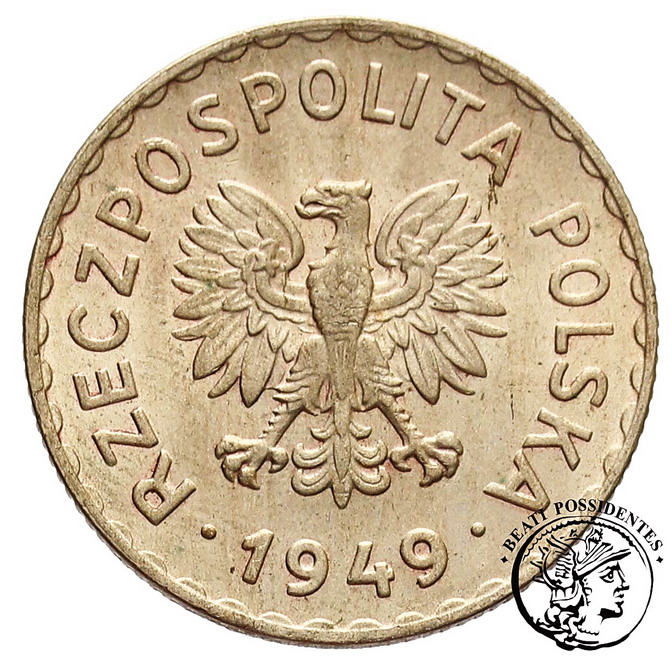 Polska 1 złoty 1949  st.1-
