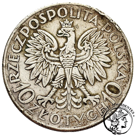 Polska 10 złotych 1933 Sobieski st.5