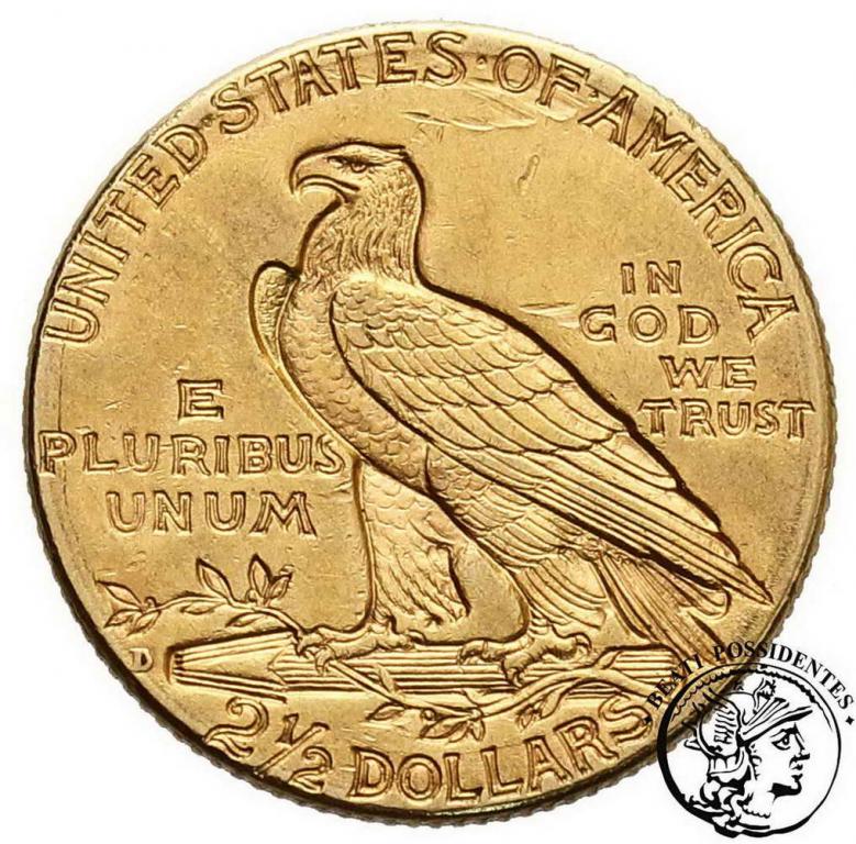 USA 2 1/2 $ dolara 1925 D Denver st. 3