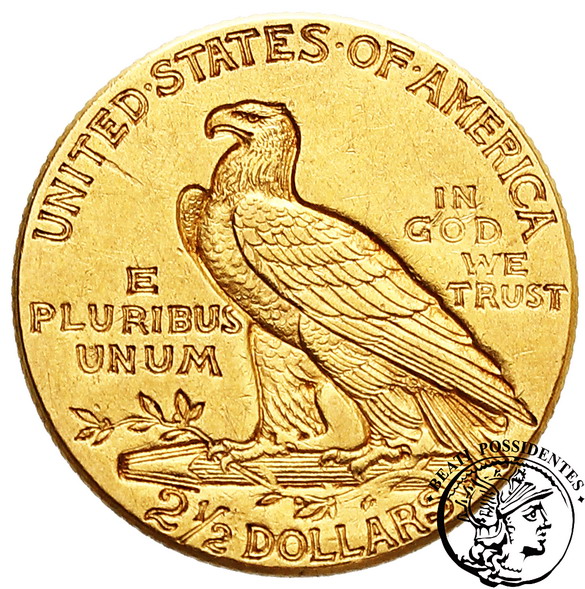 USA 2 1/2 $ dolara 1914 Philadelphia st. 3