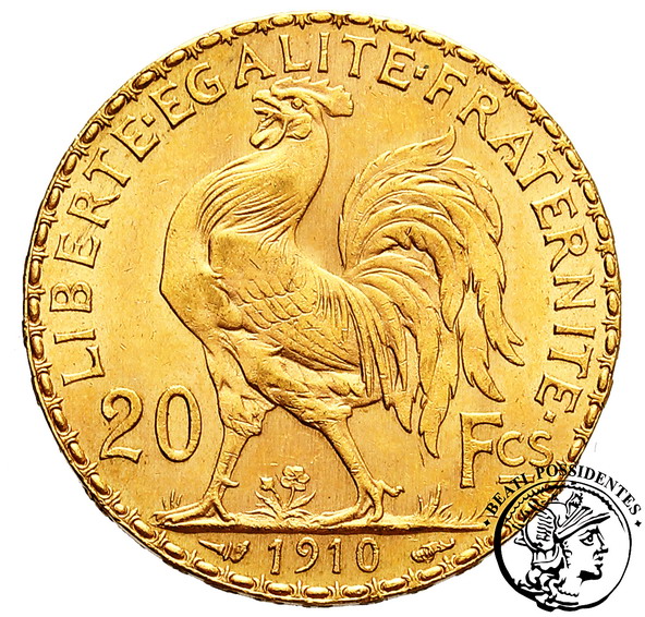 Francja 20 franków 1910 st. 1-