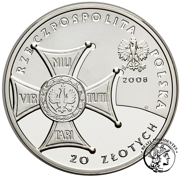 III RP 20 złotych 2008 Niepodległość st. L-