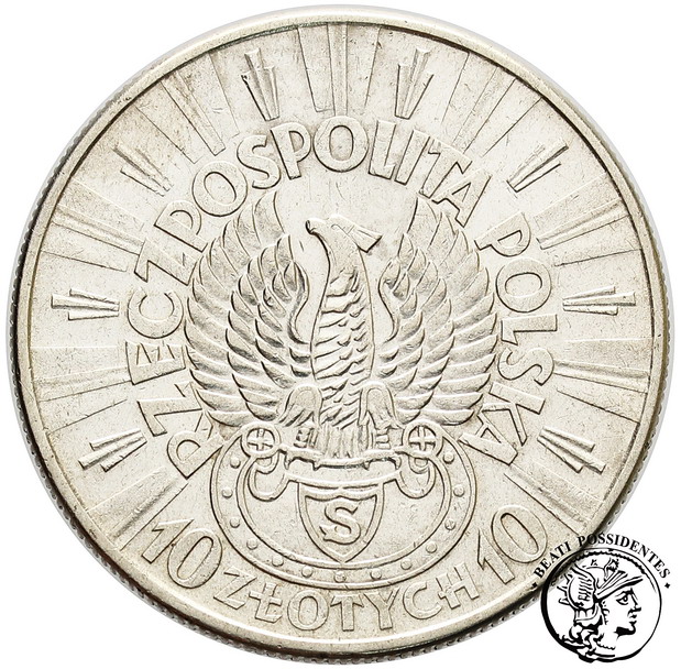 10 złotych 1934 s Piłsudski st.3