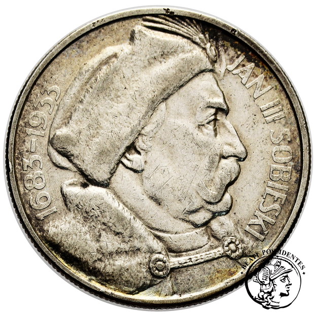 10 złotych 1933 Sobieski st. 3+