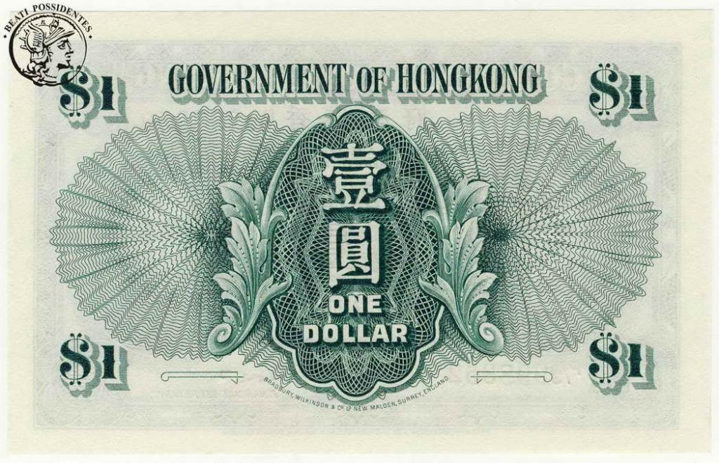 Hong Kong 1 $ dolar 1949 st. 1/1-