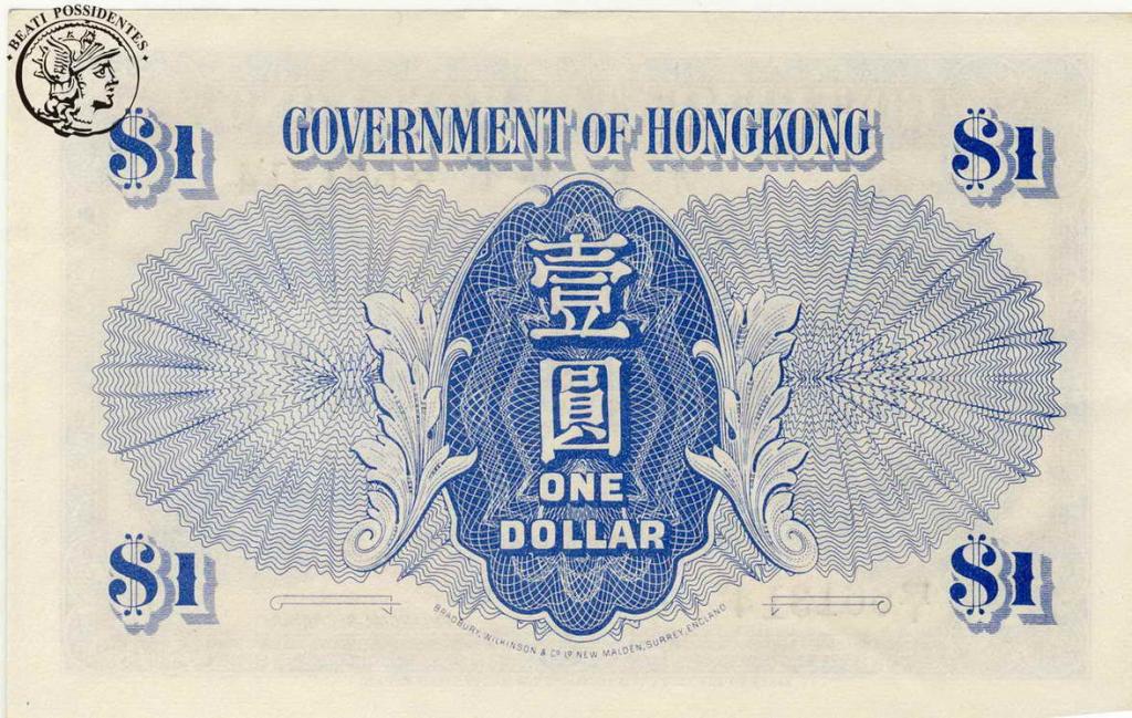 Hong Kong 1 $ dolar (1936) st. 2