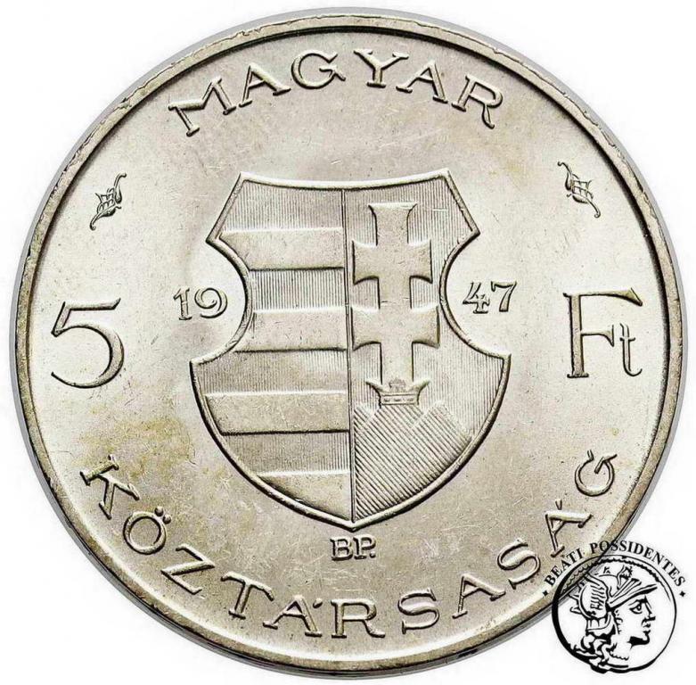 Węgry 5 Forintów 1947 st.1-