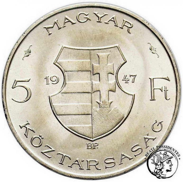 Węgry 5 Forintów 1947 st.1-