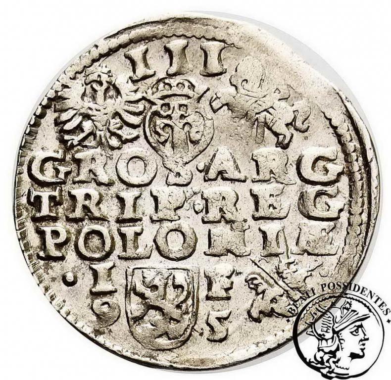 Zygmunt III Waza trojak kor 1595 Lublin st. 3+