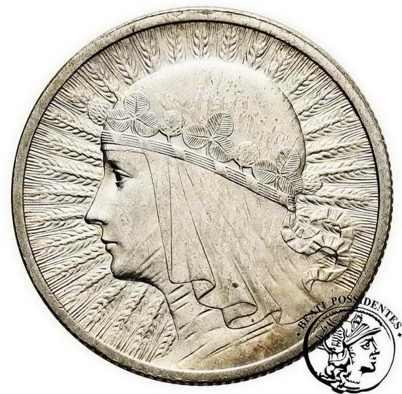 II RP 2 złote 1932 głowa kobiety st. 2/2+