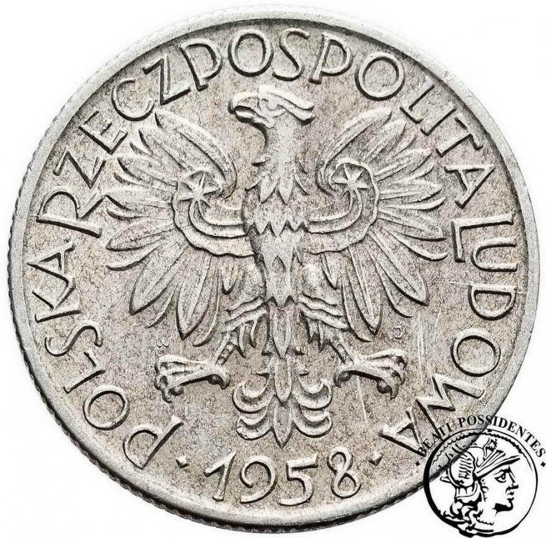 PRL 5 złotych 1958 st. 3