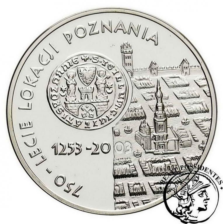 III RP 10 zł 2003 Lokacja Poznania st. L