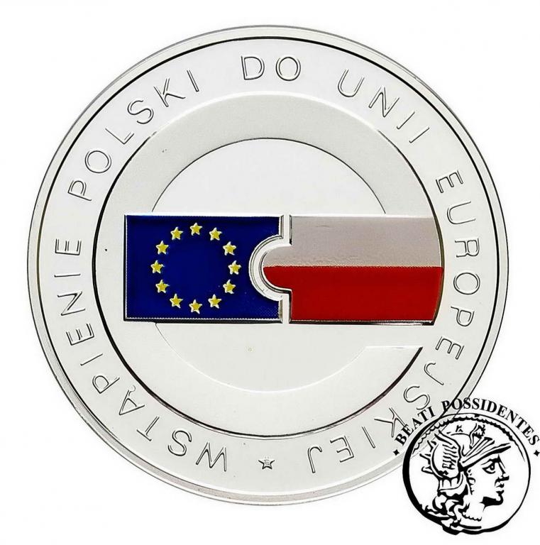 III RP 10 zł 2004 Wstąpienie Polski do UE st. L