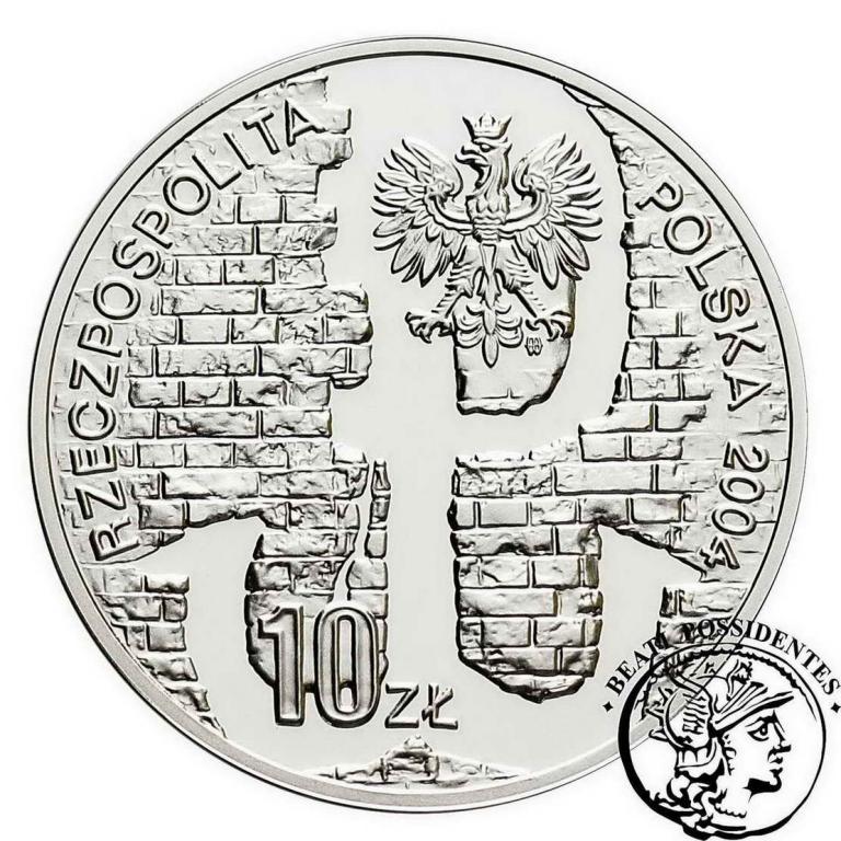 III RP 10 zł 2004 Powstanie Warszawskie st. L