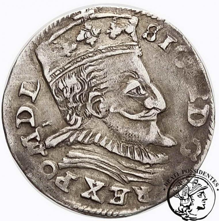 Zygmunt III Waza trojak 1598 Lublin st. 3+