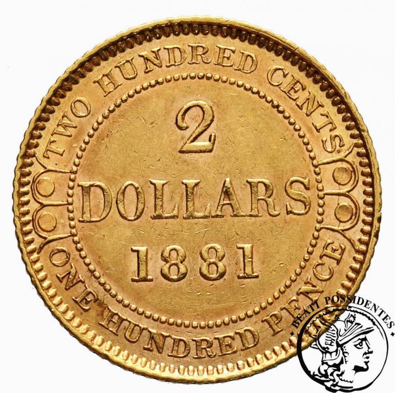 Kanada Nowa Funlandia 2 $ Dolary 1881 st.2-/3+