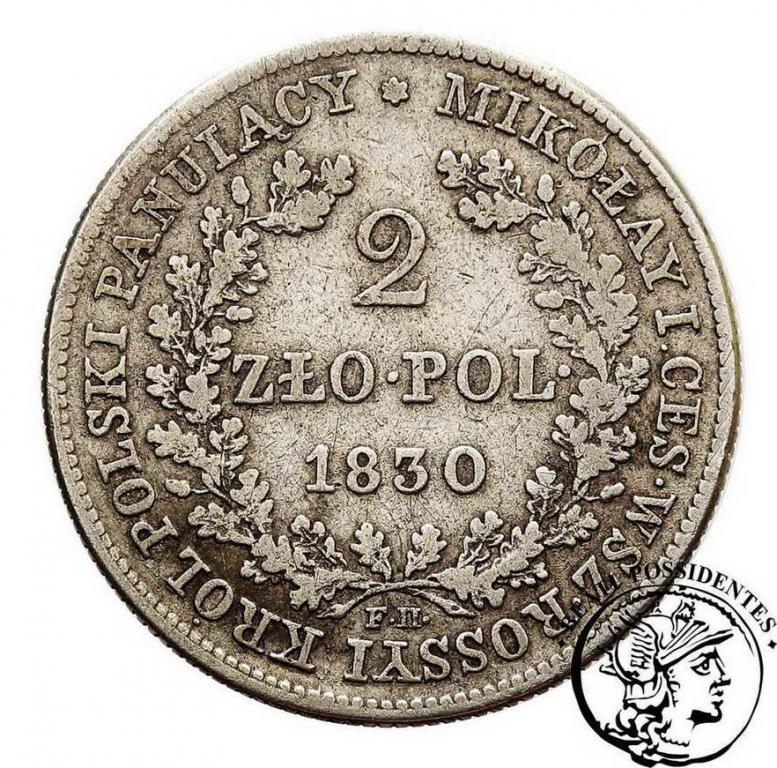 2 złote 1830 FH Mikołaj I st.3