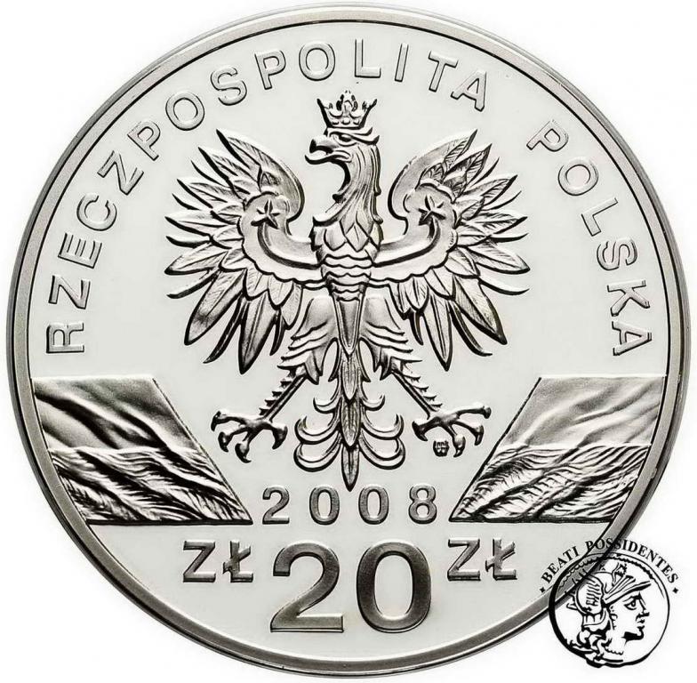 III RP 20 zł 2008 Sokół Wędrowny st. L
