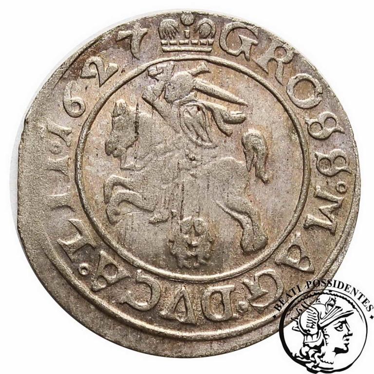 Zygmunt III Waza grosz lit 1627 Wilno st. 2-