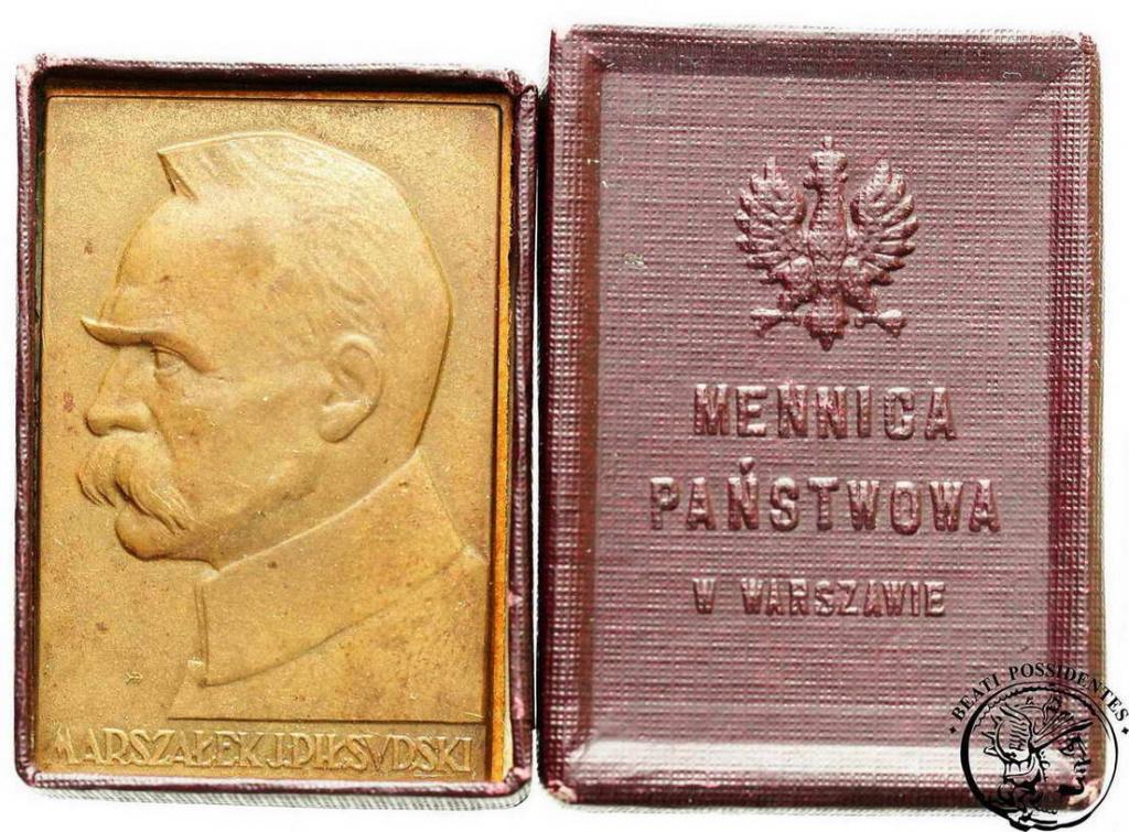 Polska plakieta MW Józef Piłsudski st.2