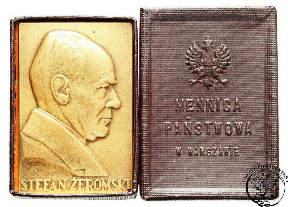 Polska plakieta MW Stefan Żeromski st.2