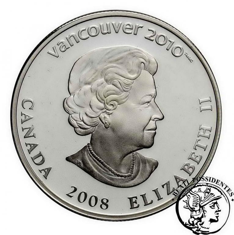 Kanada 25 $ dolarów 2008 Oly Vancouver st. L-