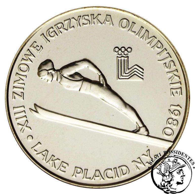 200 złotych 1980 Lake Placid b. znicza PCG PR 70