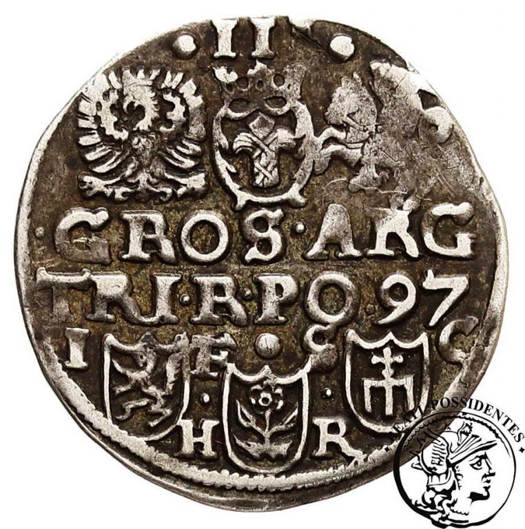 Zygmunt III Waza trojak koronny 1597 Bydgoszcz st3