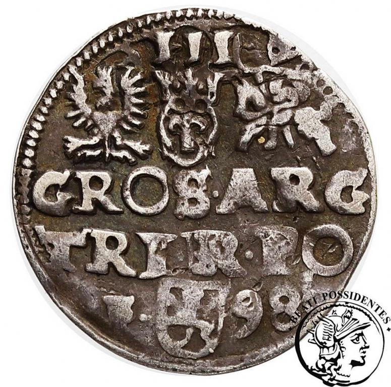 Zygmunt III Waza trojak koronny 1598 Wschowa st.3