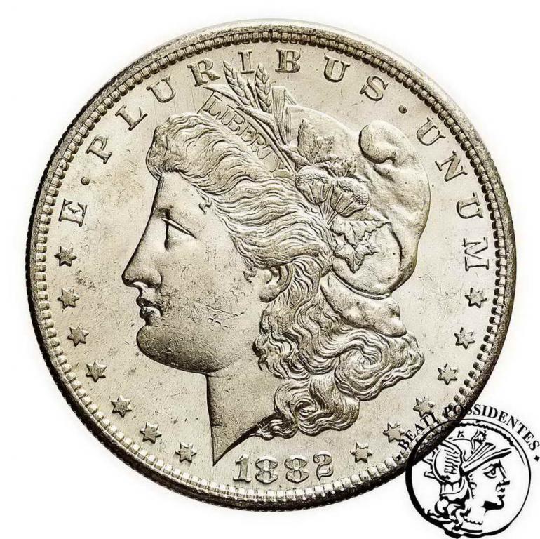 USA 1 $ dolar 1882 S /San Francisco/ st. 1-/2+