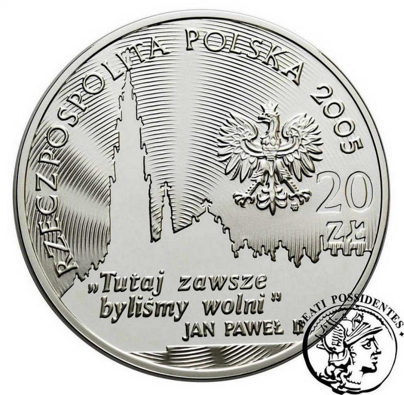 III RP 20 zł Jasna Góra 2005 st.L