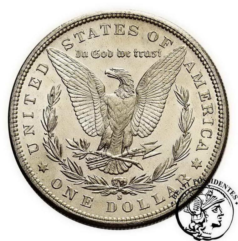 USA 1 $ dolar 1881 S /San Francisco/ st. 1-/2+