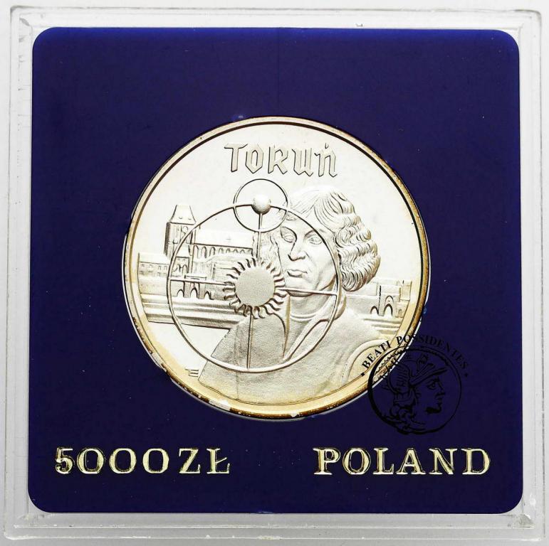 5 000 zł 1989 Toruń - Mikołaj Kopernik st. L-