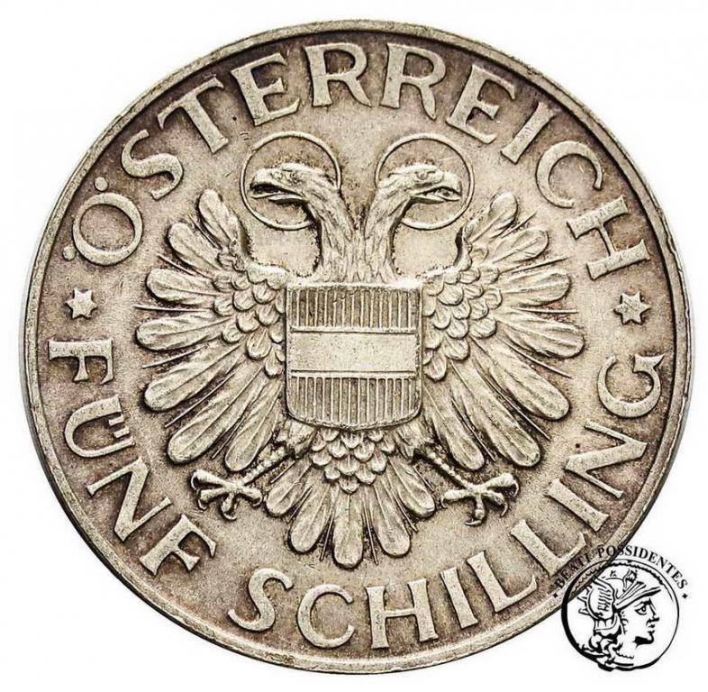 Austria 5 szylingów 1935 st.2