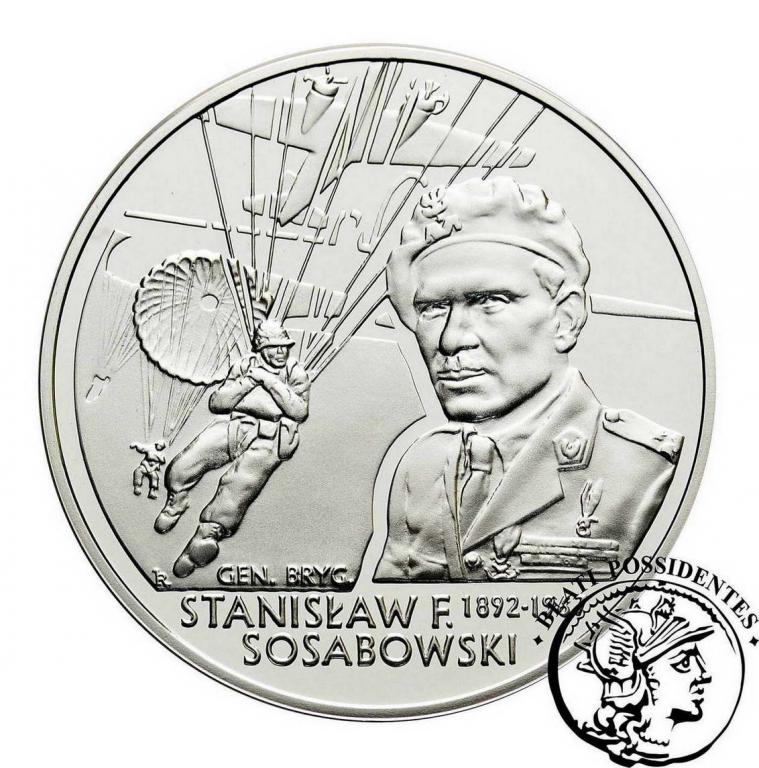 III RP 10 zł Gen. Sosabowski 2004  st.L