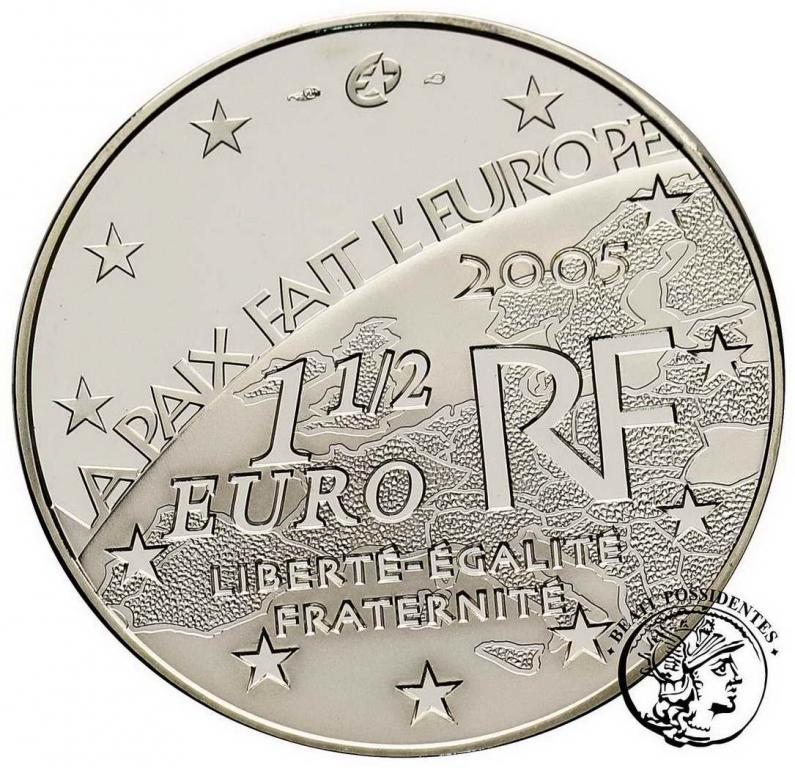 Francja 1 1/2 Euro 2005 Koniec Wojny st. L