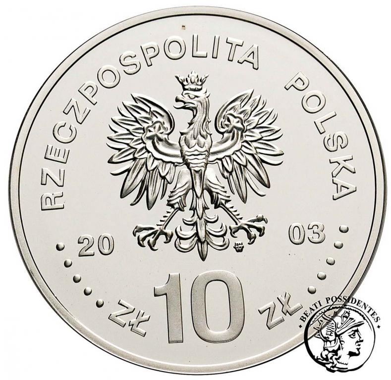 III RP 10 zł 2003 Leszczyński półp st. L