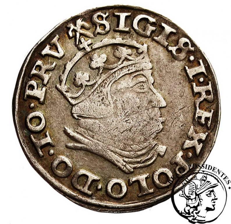 Zygmunt I Stary trojak gdański 1540 st. 3