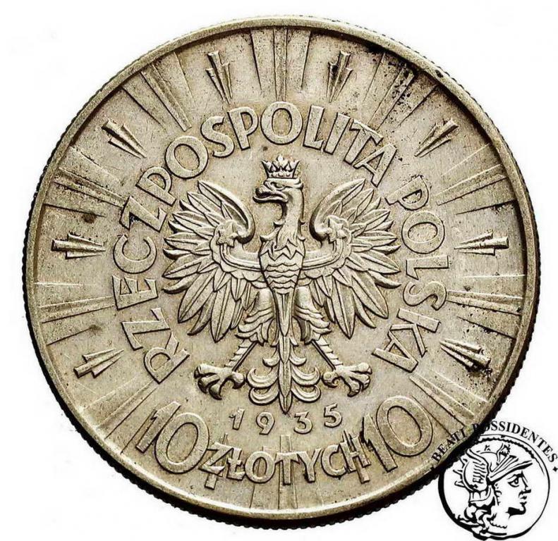 10 złotych 1935 Piłsudski st.3