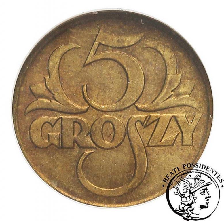5 groszy 1923 GCN MS 60