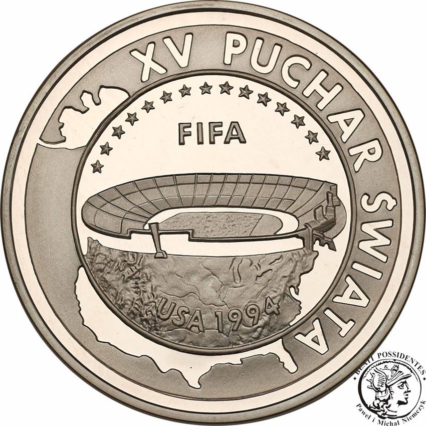 1000 złotych 1994 Puchar Świata FIFA st. L