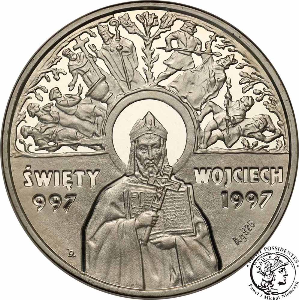 Polska/Czechy św. Wojciech medal 1997 st.L