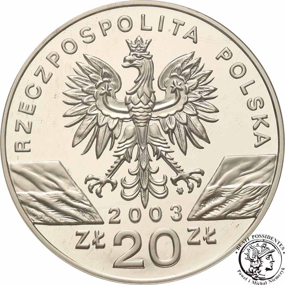 20 złotych 2003 Węgorz Europejski GCN PR68